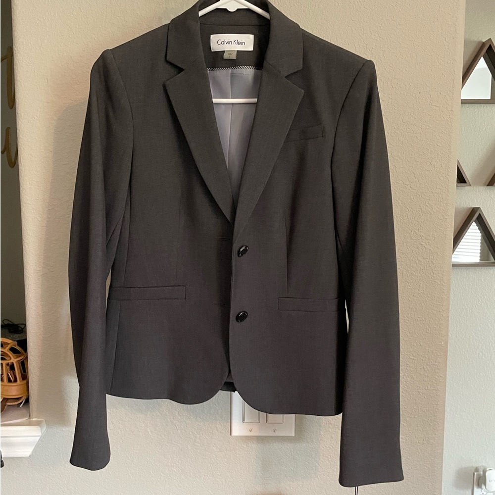 Grey Calvin Klein Blazer